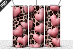 Lovely Hearts Tumbler Design | Valentine&#039;s Day Tumbler Wrap Product Image 1
