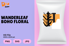 Wanderleaf Boho Floral Monogram Product Image 1