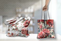 Watercolor Flowers Background|Valentine's Day sublimation Product Image 6