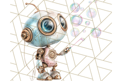 Robot Clipart, Soft Realistic Full Body Robot PNG Images Product Image 2