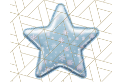 Cute Puffy Star Clipart PNG, 3D Glossy Pastel Stars Clip Art Product Image 2