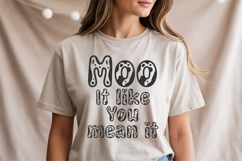 Simple Cow Font | Cute Cow Font with Farm Animals Product Image 8