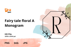 Fairy Tale Floral Monogram Product Image 1