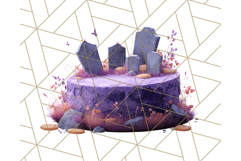 Realistic Halloween Cake Clipart PNG, Spooky Desserts Product Image 2