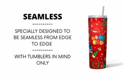 Christmas Tumbler Sublimation | Taper & Straight | Christmas Product Image 2
