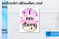 Affirmation cards PNG Bundle | Positive Affirmation Quotes Product Image 3