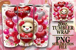 RADIANT DAYS 20oz TUMBLER WRAP, Valentines Product Image 1