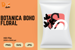 Botanica Boho Floral Monogram Product Image 1