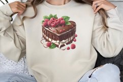 Valentine cake Dessert Clipart PNG Product Image 1