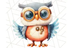 Vintage Steampunk Forest Animal PNG Clipart for Sublimation Product Image 2