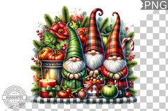 Christmas Gnome Sublimation - Clipart PNG Design Product Image 1