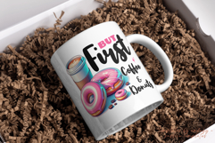 But First, Coffee &amp; Chaos PNG | Funny Mom Life Sublimation Product Image 4