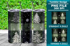 Christmas Tree Tumbler Wrap design, 20oz Tumbler wrap png Product Image 1