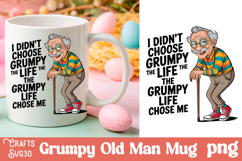 Grumpy Father&#039;s Day Bundle Mug Old Man design png Product Image 14