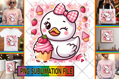 Bright TSHIRT Magic Ideas PNG, Cute Goose Product Image 1