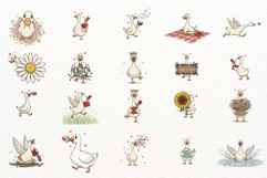 Spring Silly Goose Clipart Product Image 7