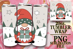 Serene Days 20oz tumbler wrap, Gnomes Product Image 1