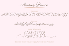 Amour Glance - Elegant Handwritten Script Font Product Image 18