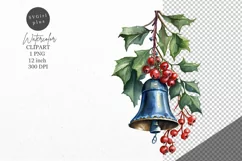 Christmas clipart, Bell clipart, Winter clipart Product Image 1