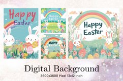 Easter Bunny Background Backdrop Rabbit Wallpaper Wall Art Product Image 1