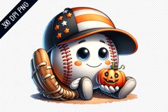 Halloween Baseball Sublimation - Clipart PNG Design Product Image 1