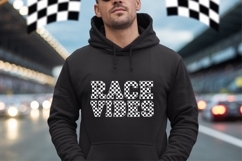 Checkered Varsity Font | Racing Font | Retro Display Font Product Image 6