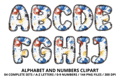 Watercolor Soccer Alphabert Numbers PNG Clipart 300DPI Product Image 3