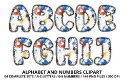 Watercolor Soccer Alphabert Numbers PNG Clipart 300DPI Product Image 3