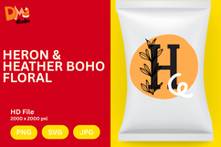 Heron &amp; Heather Boho Floral Monogram Product Image 1