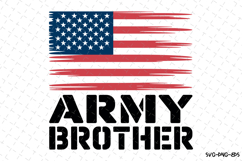 Army brother svg | 4th of july Svg | Svg Cut Files Product Image 1