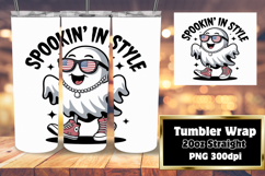 GREAT GIFT 20oz Tumbler Wrap , Funny Ghost Product Image 1