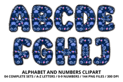 Coquette Shabby Chic Alphabet PNG Letters &amp; Numbers 300DPI Product Image 2