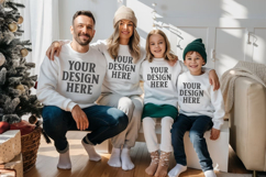 Christmas Family Group Matching Tshirt Mockups Product Image 1