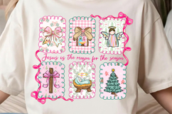 Jesus Is The Reason To Be Season Png, Christmas Coquette Bow Product Image 2