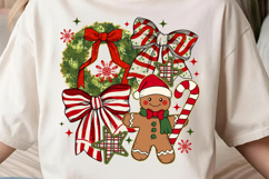 Retro Christmas Png, Trendy Christmas png, Merry Christmas Product Image 1