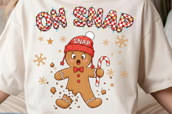 Oh Snap Png, Christmas Gingerbread png, Merry Christmas Png Product Image 2