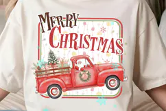 Merry Christmas PNG File, Christmas Time Digital Download Product Image 2
