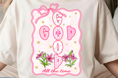 God Is Good All The Time PNG Christian Sublimation Design Product Image 2