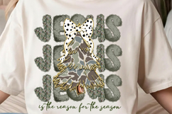 Camo Christmas Tree Glitter PNG, Camo Christmas png, Product Image 3