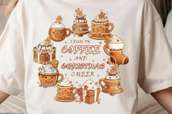 Coffee Christmas Png I Run on Coffee Png Christmas Cheer Png Product Image 1