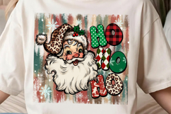 Ho Ho Ho Png, Christmas Santa Brushstrokes PNG, Christmas Product Image 3
