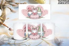 Easter Mug Wrap Design - Easter Gnome Sublimation Product Image 1