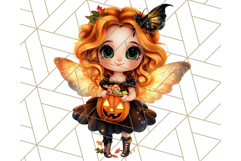 Halloween Fairy Clipart PNG, Cute Chibi Fairy Art Clip Art Product Image 2