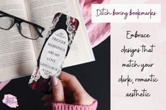 Smut Dark Romance Printable Bookmarks Bundle Gothic PNG Product Image 8