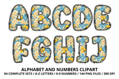 Mediterranean Lemon Alphabet PNG Summer Letters 300 DPI Product Image 2