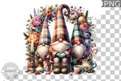 Christmas Gnome Sublimation - Clipart PNG Design Product Image 1