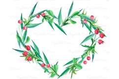 Watercolor wedding frame clipart #w171 Product Image 17