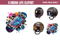 Urban Life Clipart PNG Product Image 1
