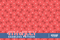 American 4th of July Coquette Bow Seamless Pattern Bundle Product Image 12
