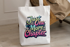 Just One Chapter PNG | Book Lover Sublimation Design | Funny Product Image 3